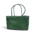 Handcrafted Woven Genuine Buffalo Leather Shoulder Bag