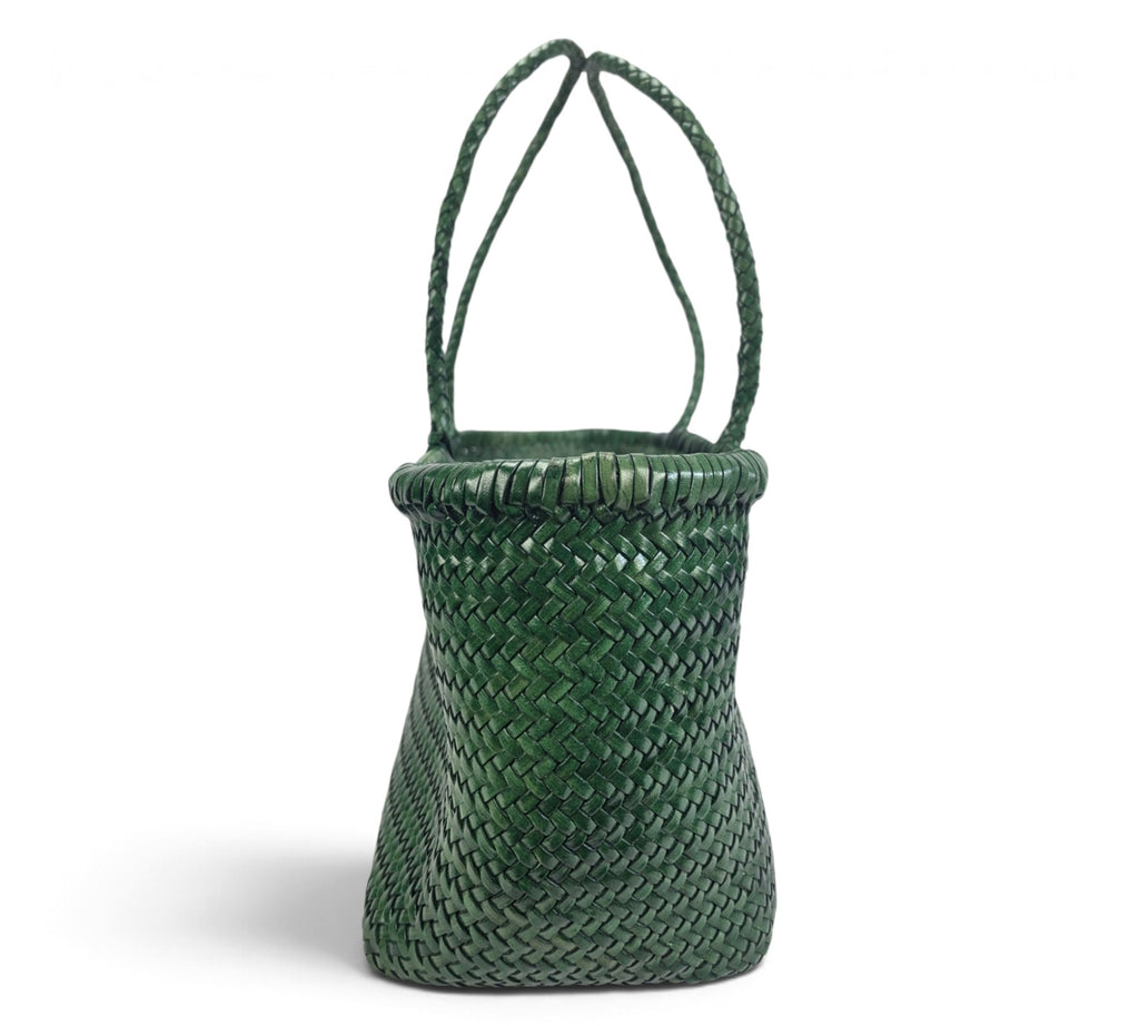 Handcrafted Woven Genuine Buffalo Leather Shoulder Bag