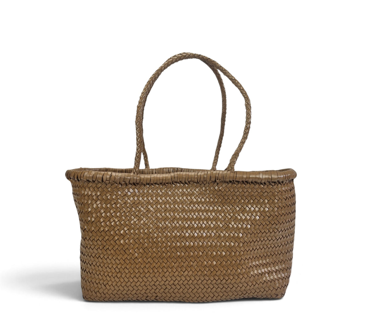 Handcrafted Woven Genuine Buffalo Leather Shoulder Bag