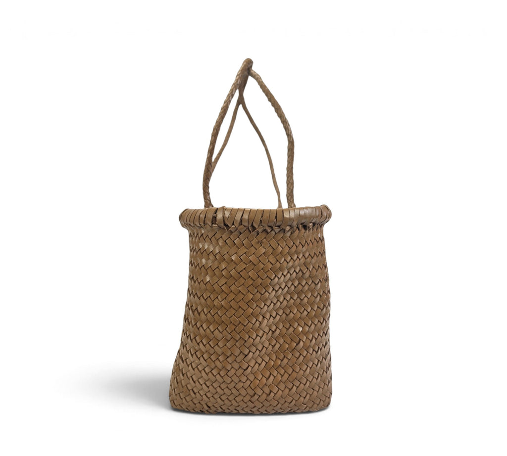 Handcrafted Woven Genuine Buffalo Leather Shoulder Bag