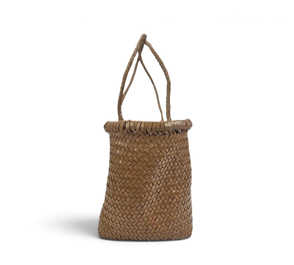 Handcrafted Woven Genuine Buffalo Leather Shoulder Bag