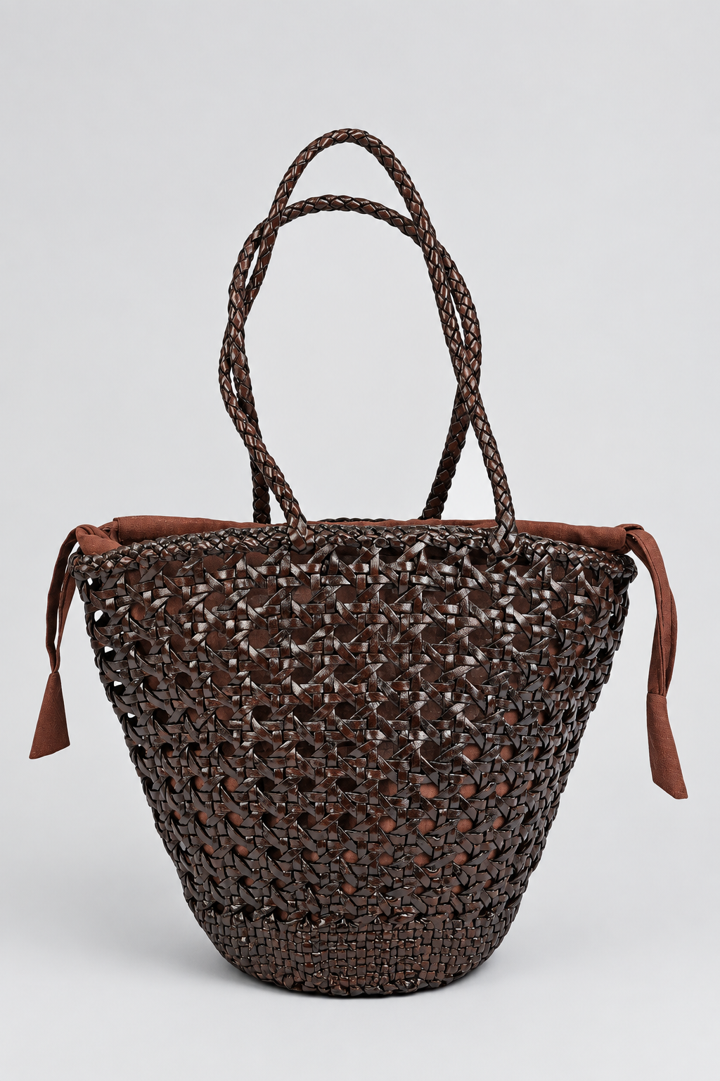 Artisanal Woven Buffalo Leather Arm Bag