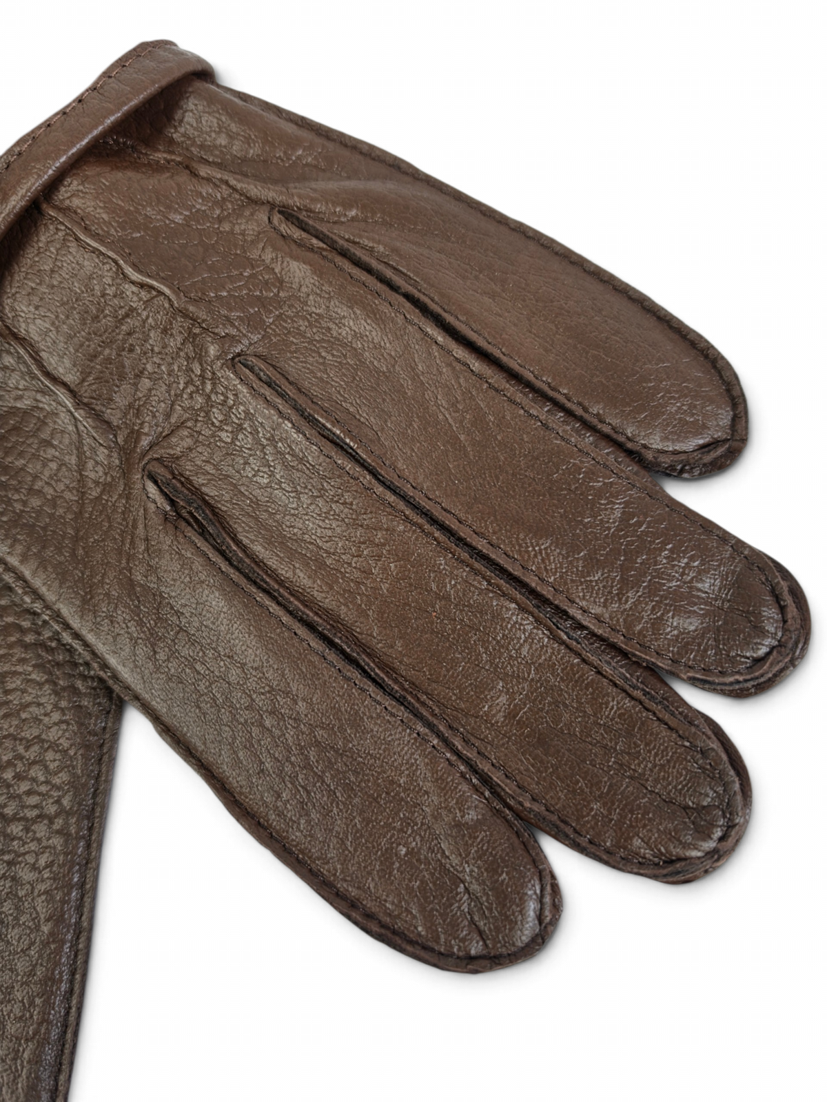 Premium Genuine Sheep Leather Gloves with Adjustable Strap and Plush Lining