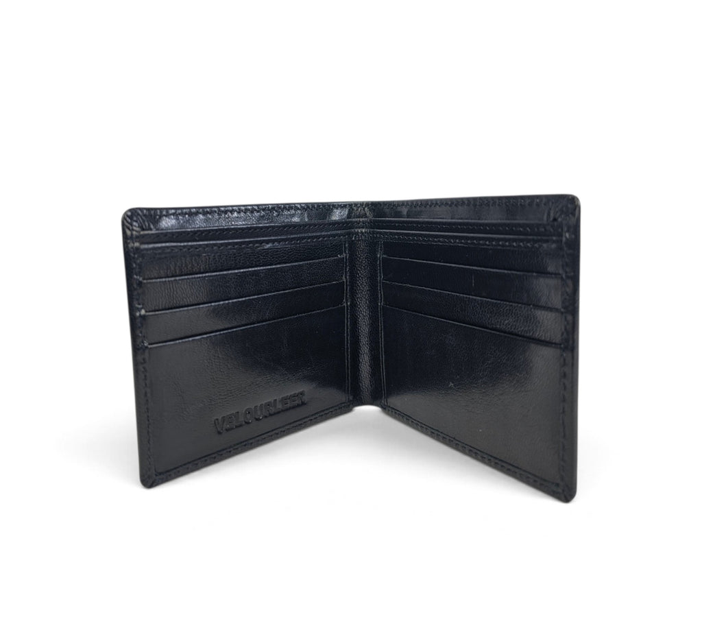 Professional Essential Everyday Use Carry: Handcrafted Genuine Calf Full-Grain Leather Woven Wallet