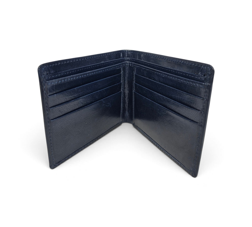 Professional Essential Everyday Use Carry: Handcrafted Genuine Calf Full-Grain Leather Woven Wallet
