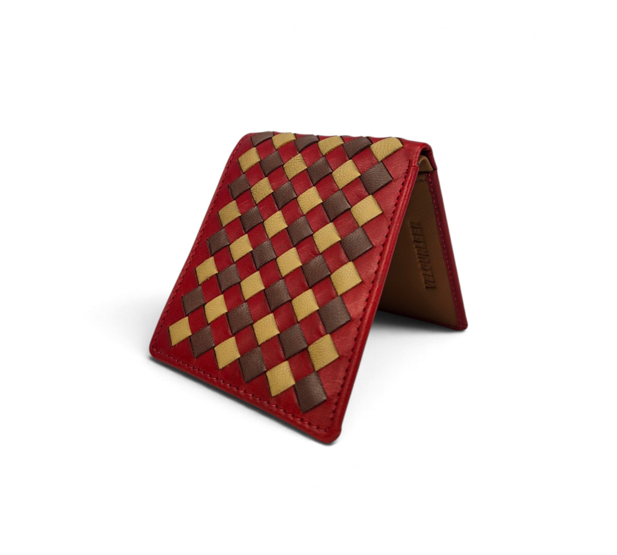 Handcrafted Genuine Sheepskin Butter-Soft Woven Multi-Combination Wallet
