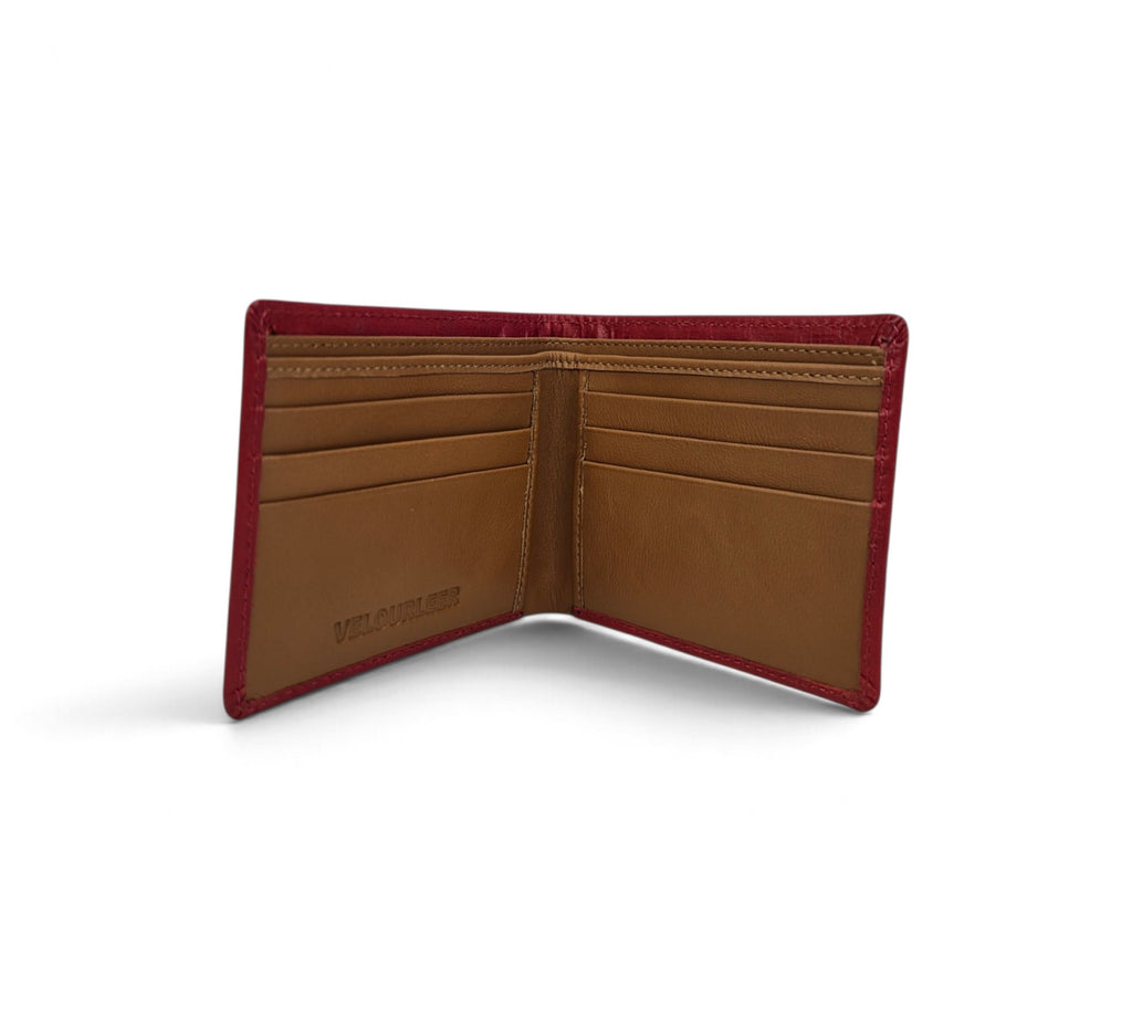Handcrafted Genuine Sheepskin Butter-Soft Woven Multi-Combination Wallet