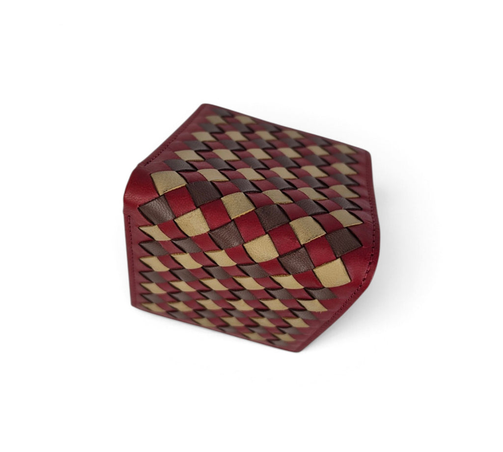 Handcrafted Genuine Sheepskin Butter-Soft Woven Multi-Combination Wallet
