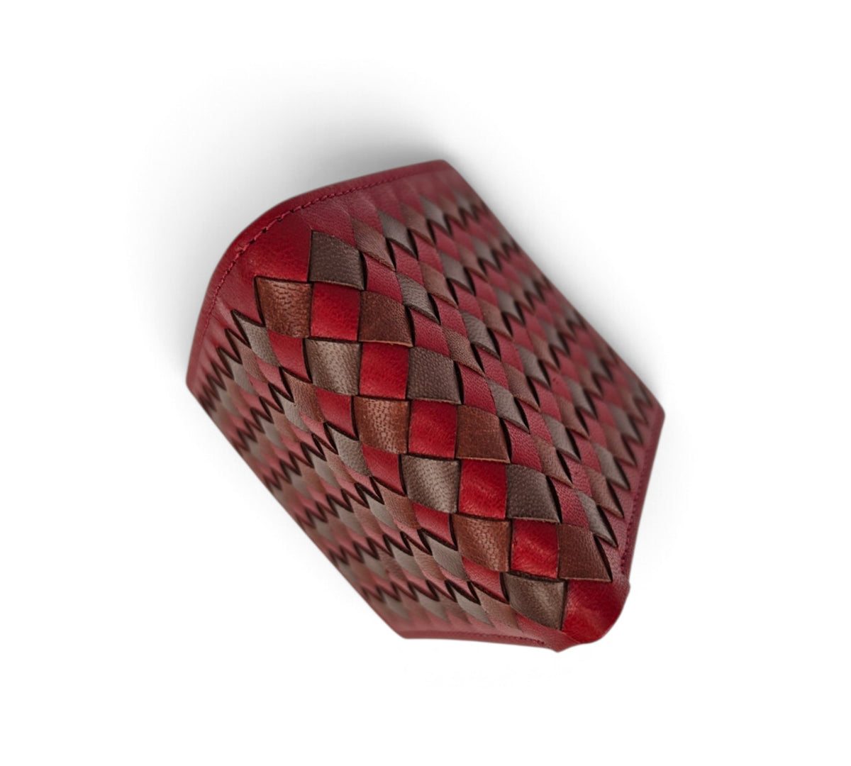 Handcrafted Genuine Sheepskin Butter-Soft Woven Multi-Combination Wallet