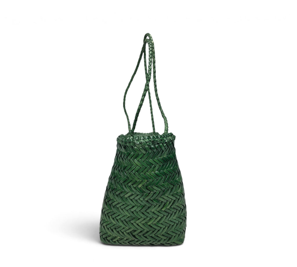 Woven Buffalo Leather Medium Shoulder Bag – Professional Essential Everyday Bag