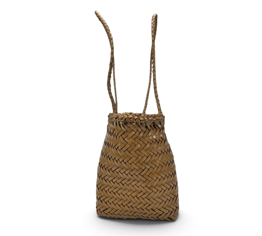 Woven Buffalo Leather Medium Shoulder Bag – Professional Essential Everyday Bag