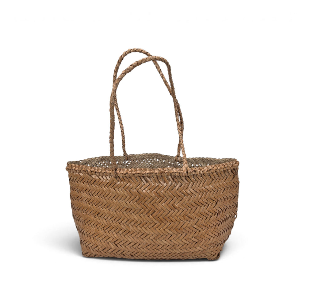 Woven Buffalo Leather Medium Shoulder Bag – Professional Essential Everyday Bag