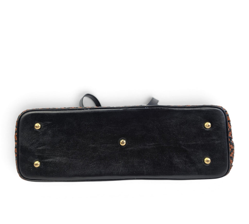 Velourleer Executive Woven Buffalo Leather Laptop Tote Bag – Large Shoulder & Work Bag