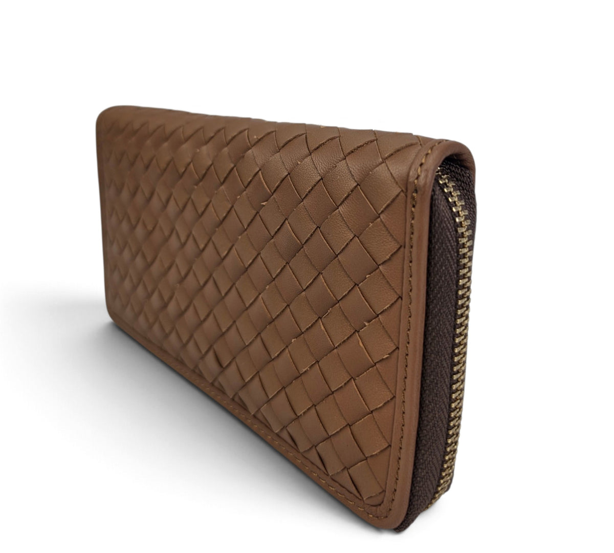 Velourleer Artisanal Sheepskin Woven Leather Clutch & Wristlet Wallet Collection – Multi-Compartment Luxury Evening Bags