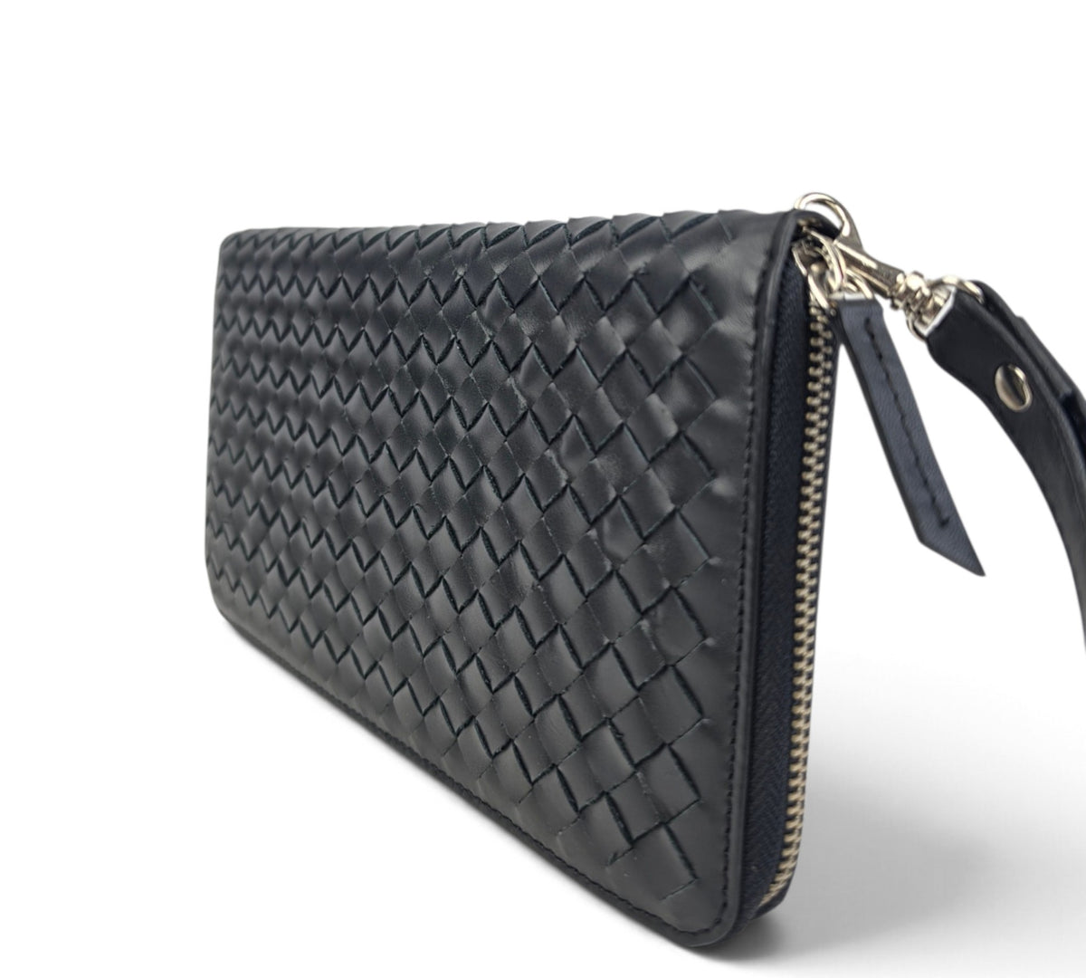 Velourleer Artisanal Sheepskin Woven Leather Clutch & Wristlet Wallet Collection – Multi-Compartment Luxury Evening Bags
