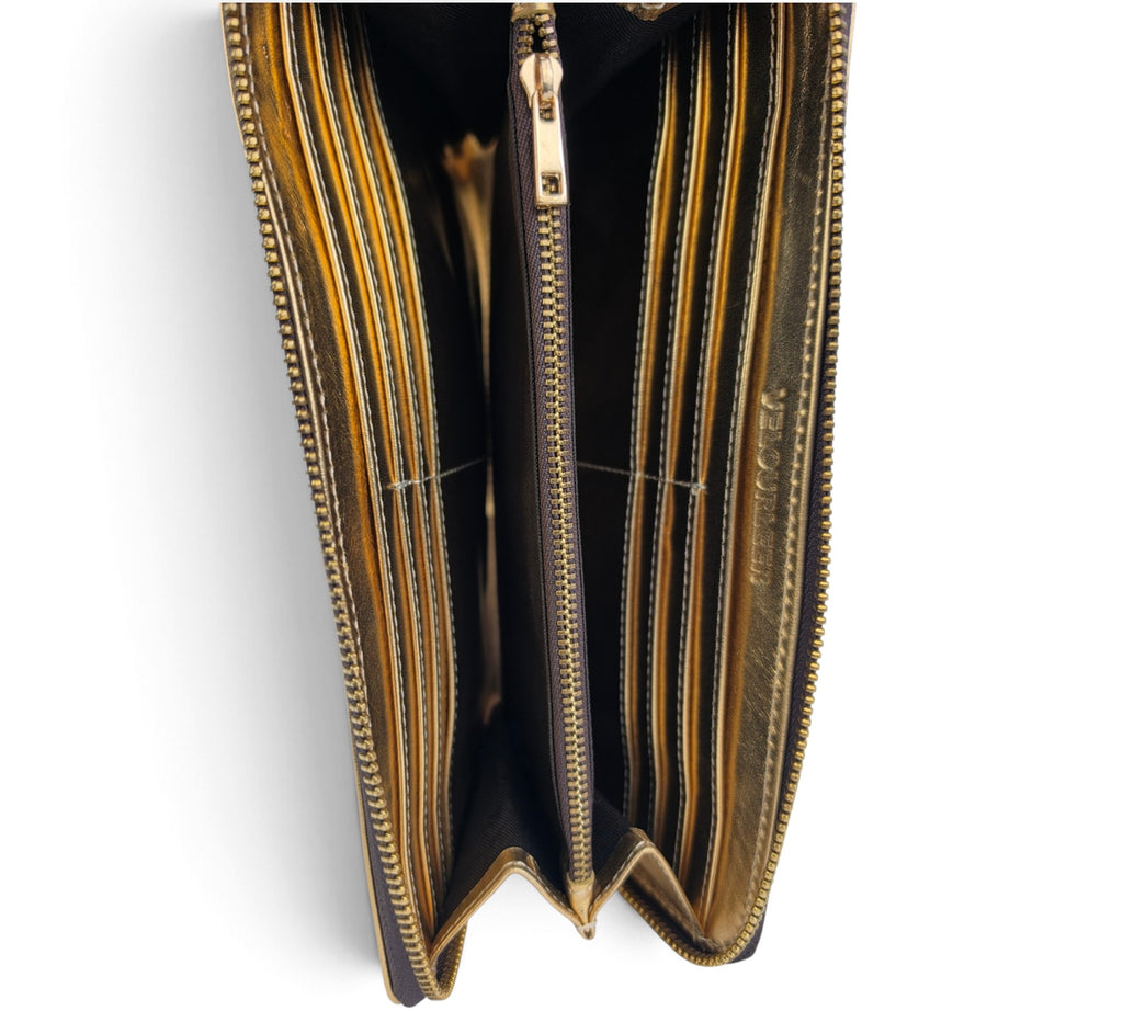 Velourleer Artisanal Sheepskin Woven Leather Clutch & Wristlet Wallet Collection – Multi-Compartment Luxury Evening Bags