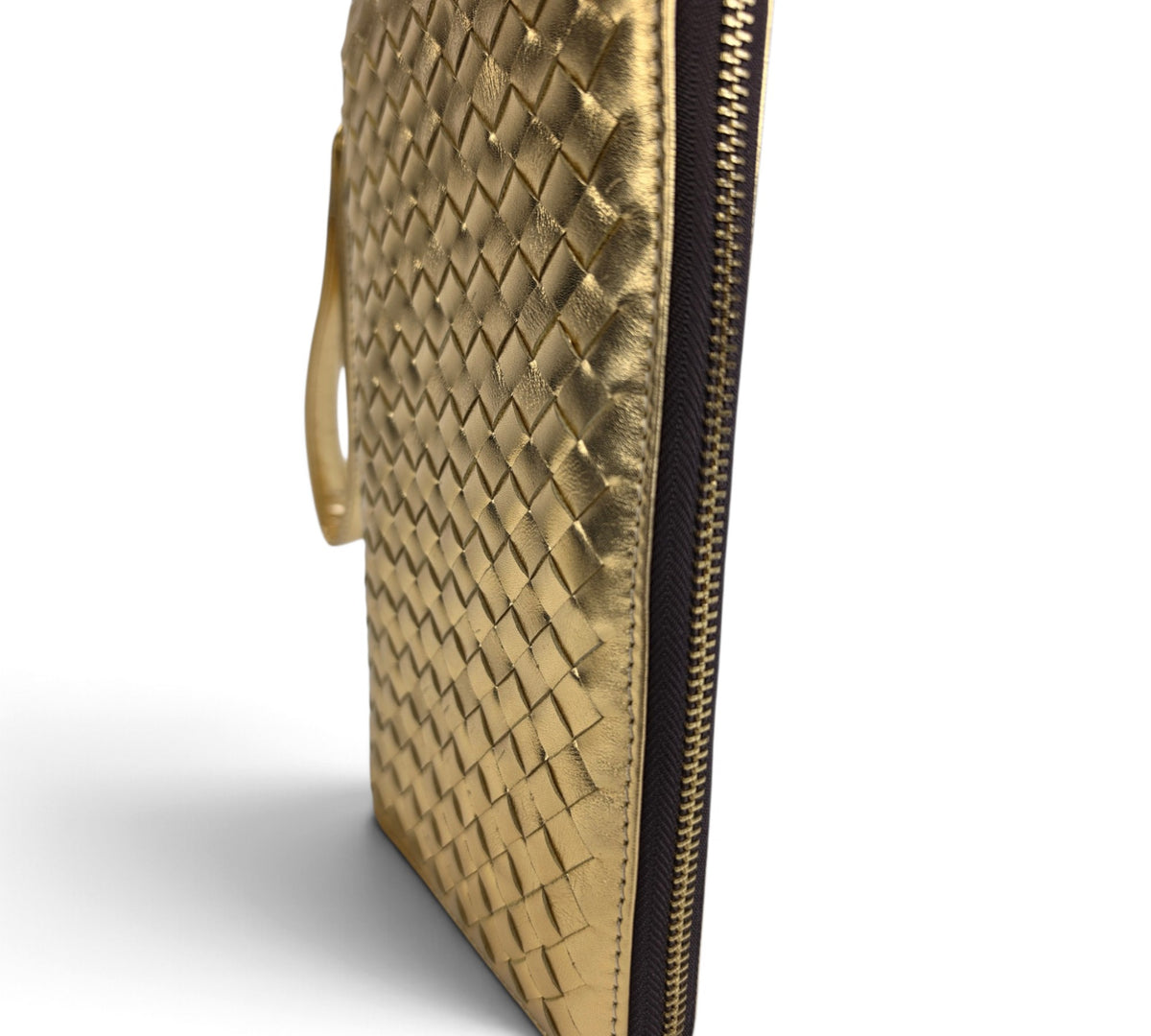 Velourleer Artisanal Sheepskin Woven Leather Clutch & Wristlet Wallet Collection – Multi-Compartment Luxury Evening Bags