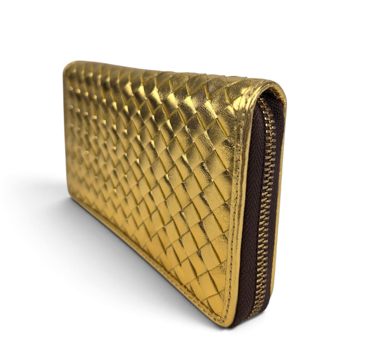Velourleer Artisanal Sheepskin Woven Leather Clutch & Wristlet Wallet Collection – Multi-Compartment Luxury Evening Bags