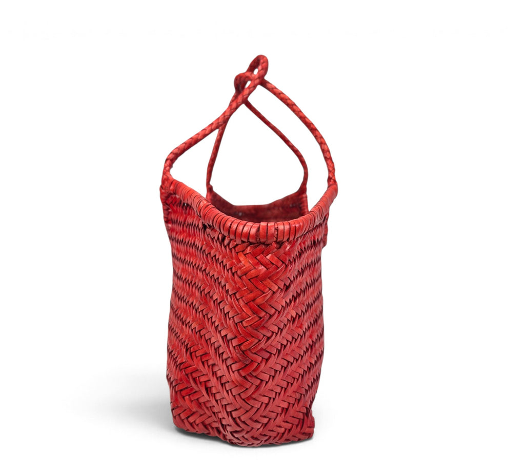 Velourleer Artisanal Genuine Buffalo Leather Woven Shoulder Tote – Large Everyday Designer Handbag