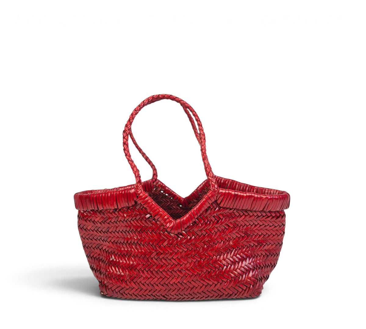 Velourleer Artisanal Genuine Buffalo Leather Woven Arm Bag – Medium Everyday Designer Handbag