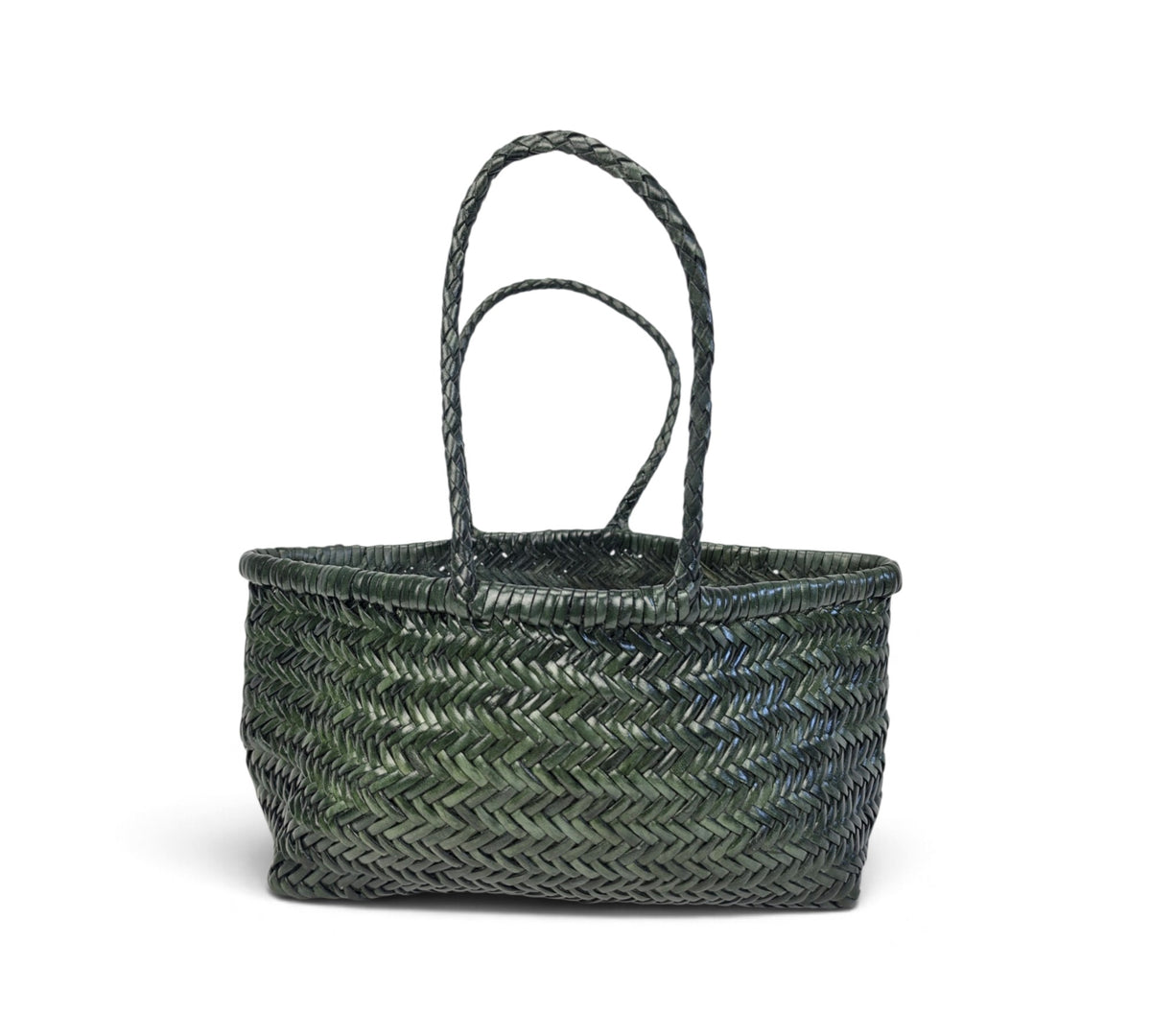 Velourleer Artisanal Genuine Buffalo Leather Woven Arm Bag – Medium Everyday Designer Handbag
