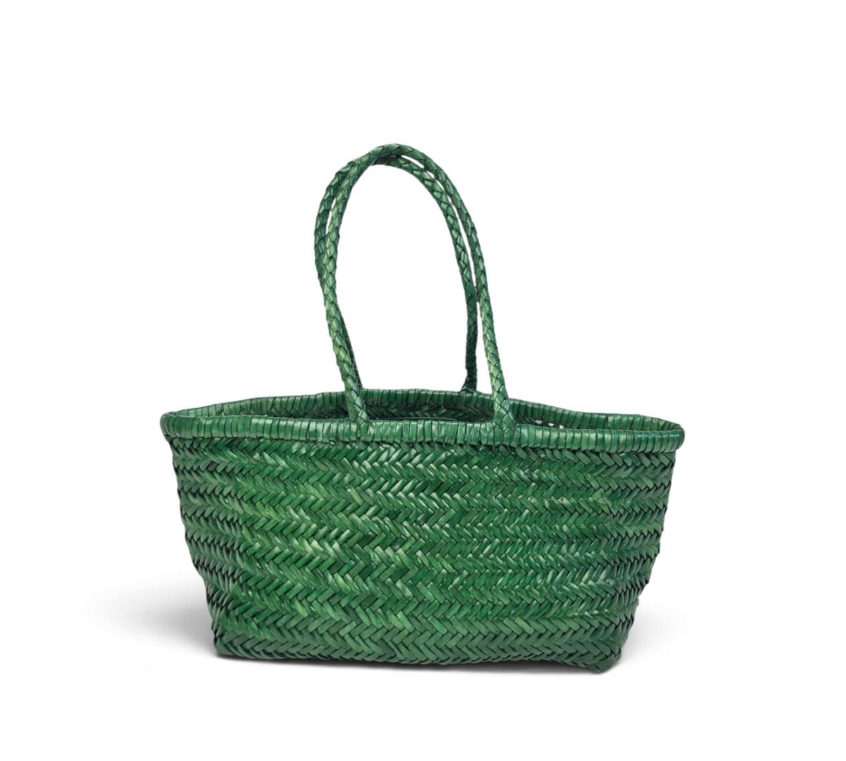 Velourleer Artisanal Genuine Buffalo Leather Woven Arm Bag – Medium Everyday Designer Handbag