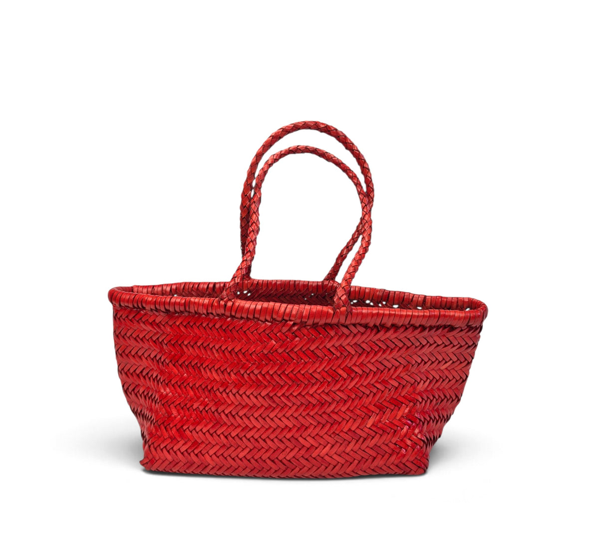 Velourleer Artisanal Genuine Buffalo Leather Woven Arm Bag – Medium Everyday Designer Handbag