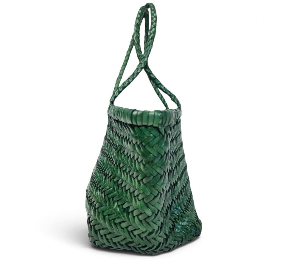 Velourleer Artisanal Genuine Buffalo Leather Woven Arm Bag – Medium Everyday Designer Handbag