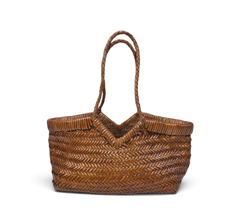 Velourleer Artisanal Genuine Buffalo Leather Woven Arm Bag – Medium Everyday Designer Handbag